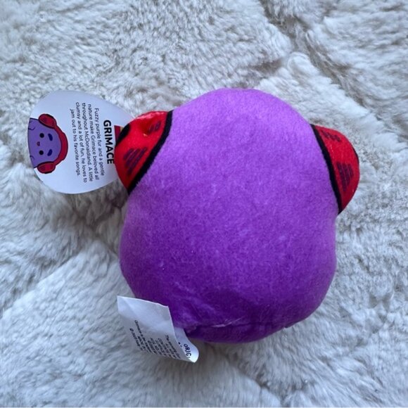 Squishmallows X McDonalds | Limited Edition "Grimace" Stuffed Top | Size 3" - Picture 4 of 6